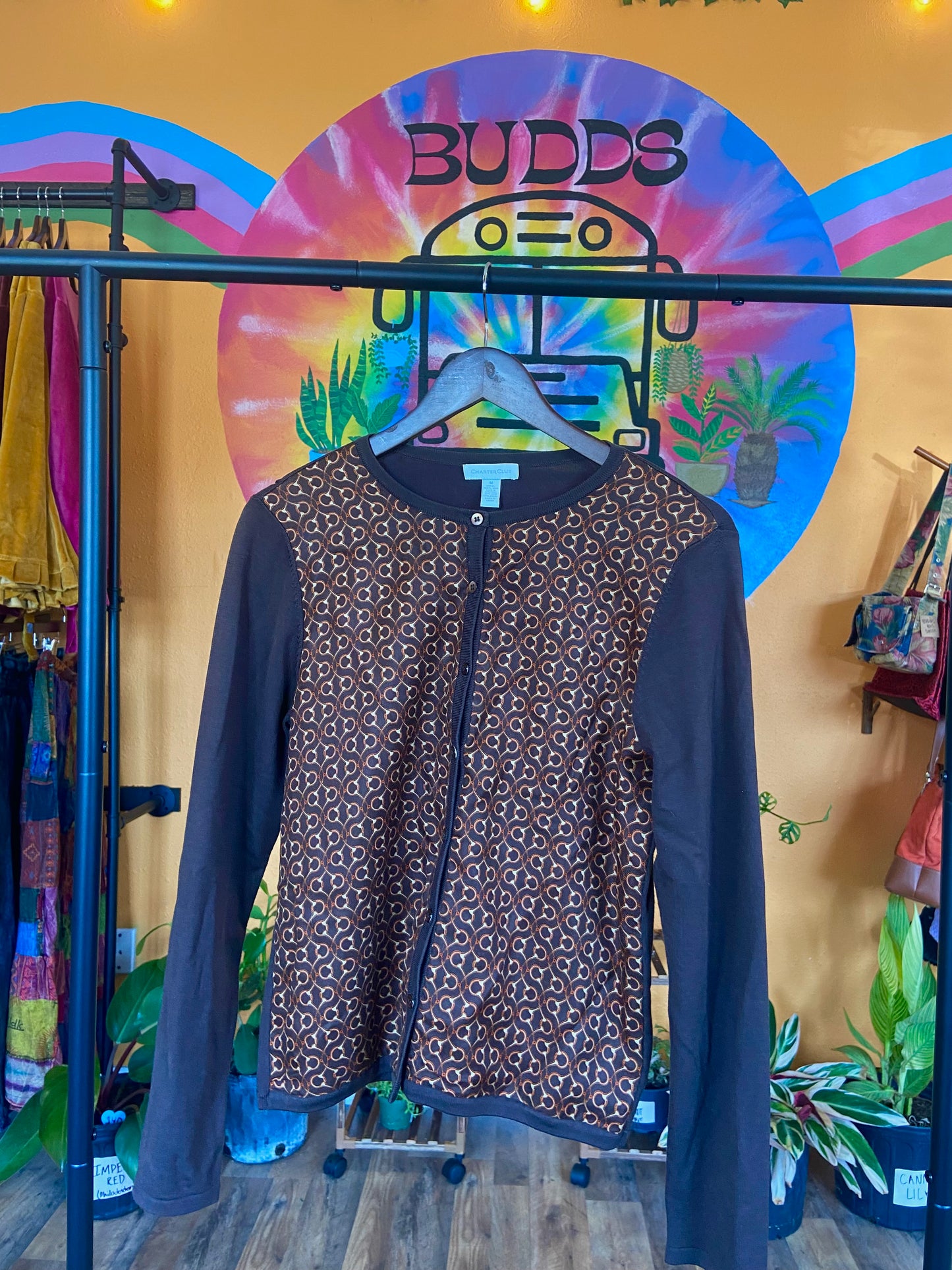 Brown Patterned Long Sleeve (MEDIUM)