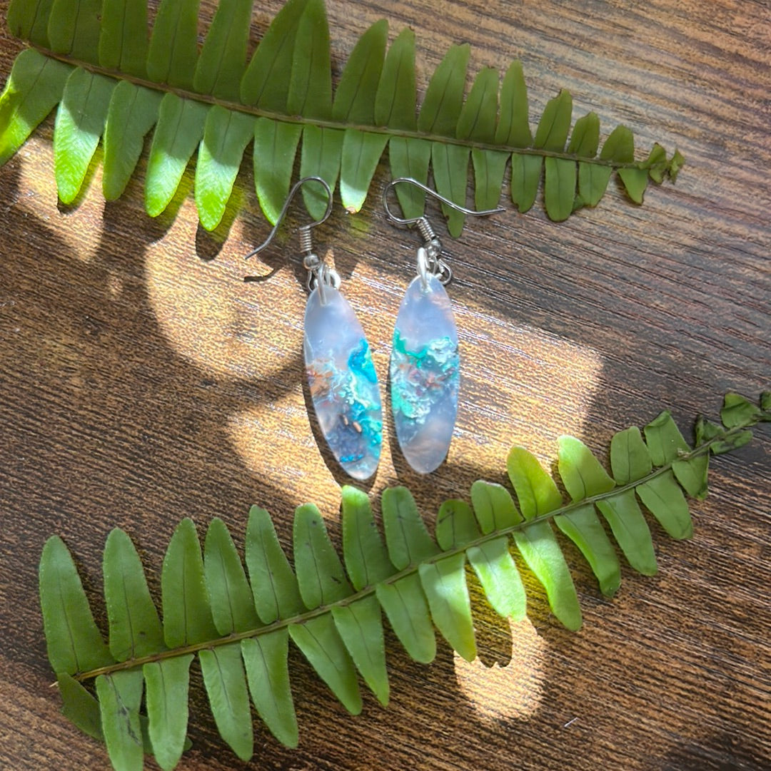 OCEAN AGATE  EARRINGS