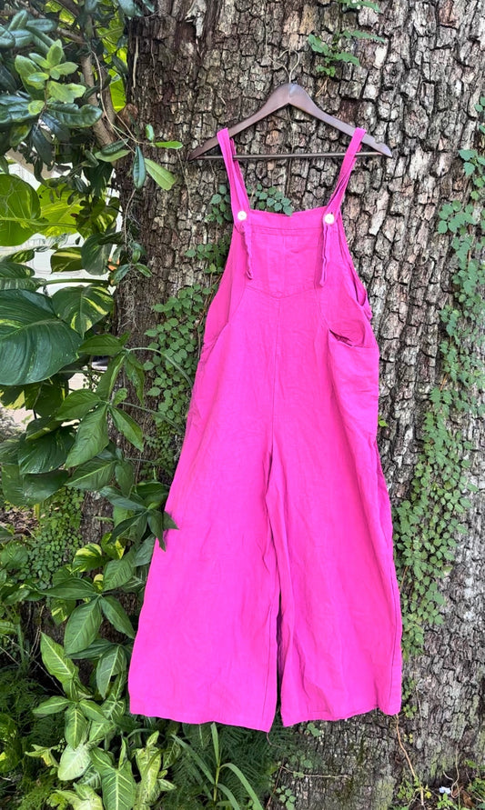 Hot Pink Romper (MEDIUM)