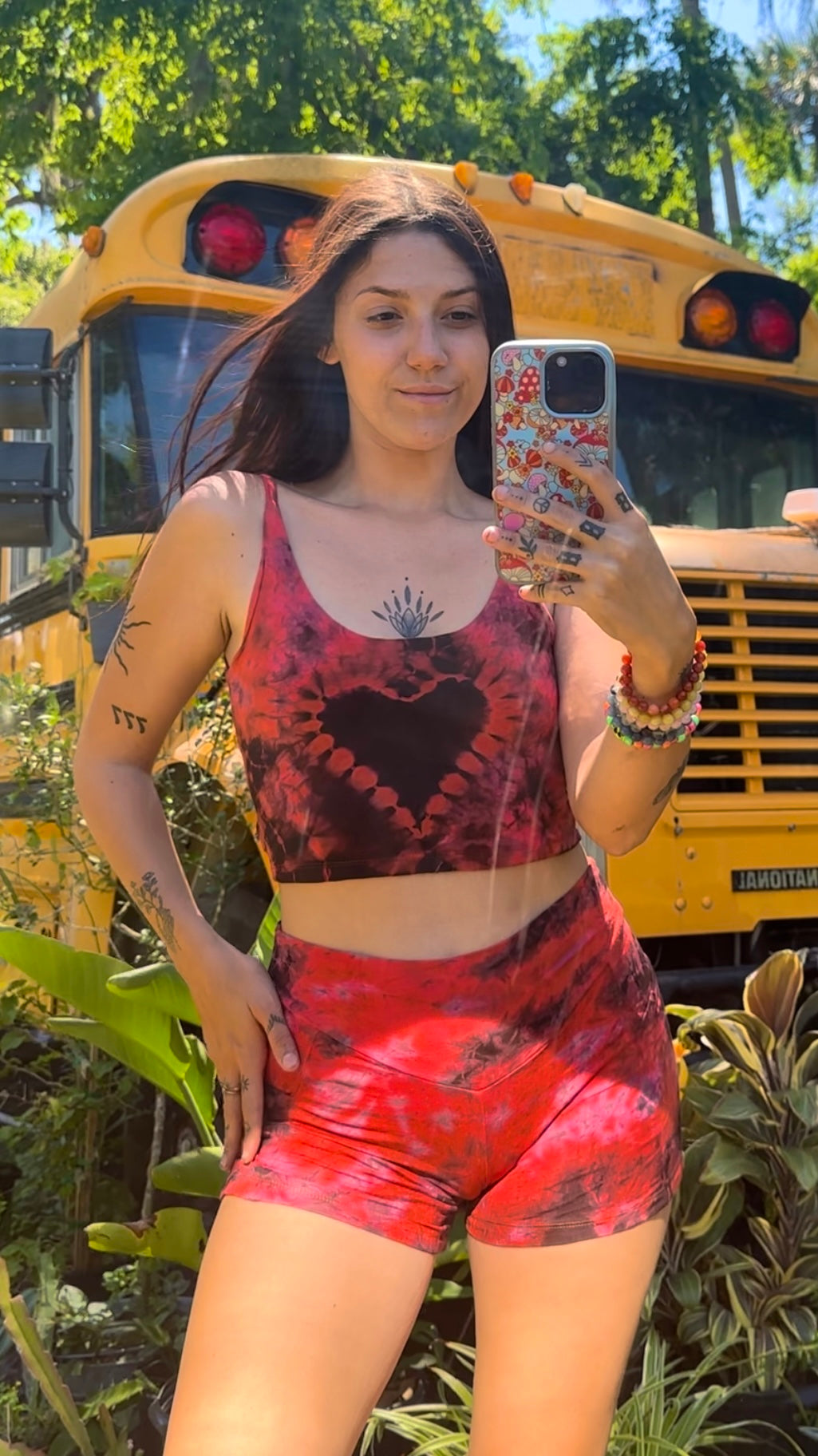 HEART TIE DYE SET