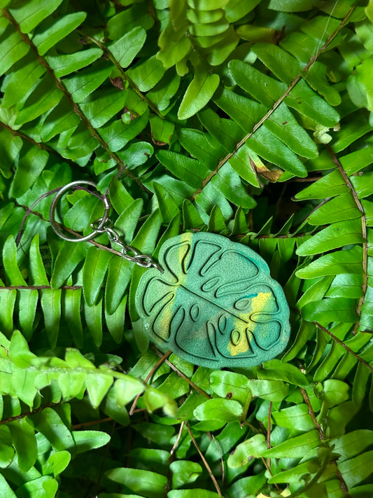 2 MONSTERA KEYCHAIN